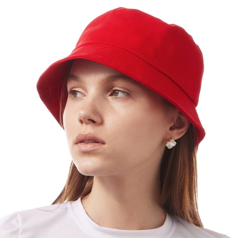 Панама «Manila», унисекс, красный