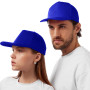 Бейсболка "Mix" 5-ти панельная 180 гр, кл. синий