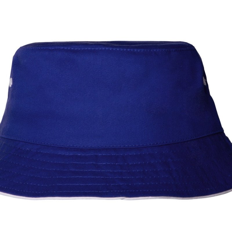 Панама с контрастной окантовкой , классический синий/белый