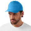 Бейсболка "Poly" 5-ти панельная 120 гр, голубой