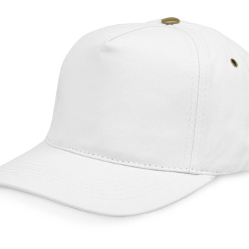 Бейсболка "New York" 5-ти панельная, белый (Р)