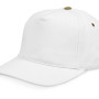 Бейсболка "New York" 5-ти панельная, белый (Р)