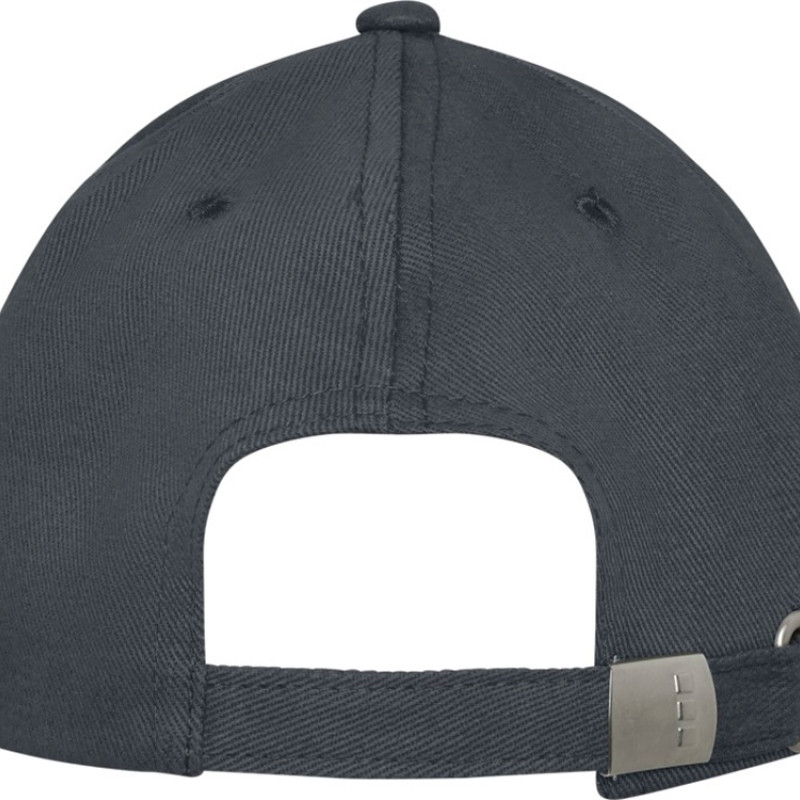 Бейсболка Davis, 6 панелей, storm grey
