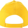 Бейсболка "Memphis" 5-ти панельная 165 гр, желтый