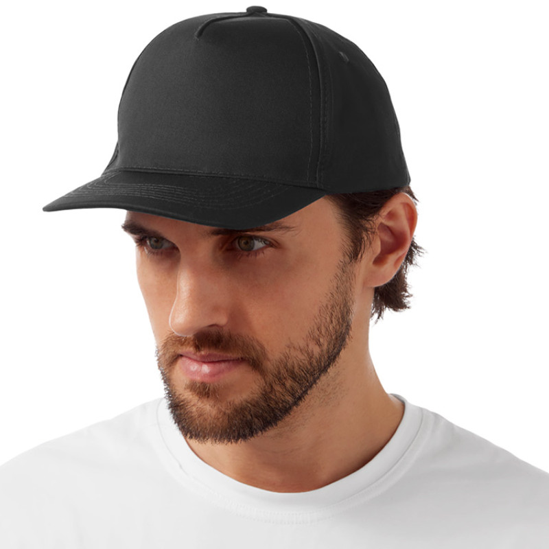 Бейсболка "Mix" 5-ти панельная 180 гр, черный Бейсболка "Mix" 5-ти панельная 180 гр, черный