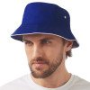 Панама с контрастной окантовкой , классический синий/белый