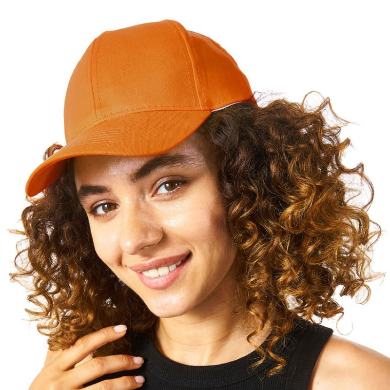 Бейсболка "Detroit" 6-ти панельная, оранжевый