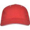 Бейсболка "Panel" унисекс, красный Бейсболка "Panel" унисекс, красный