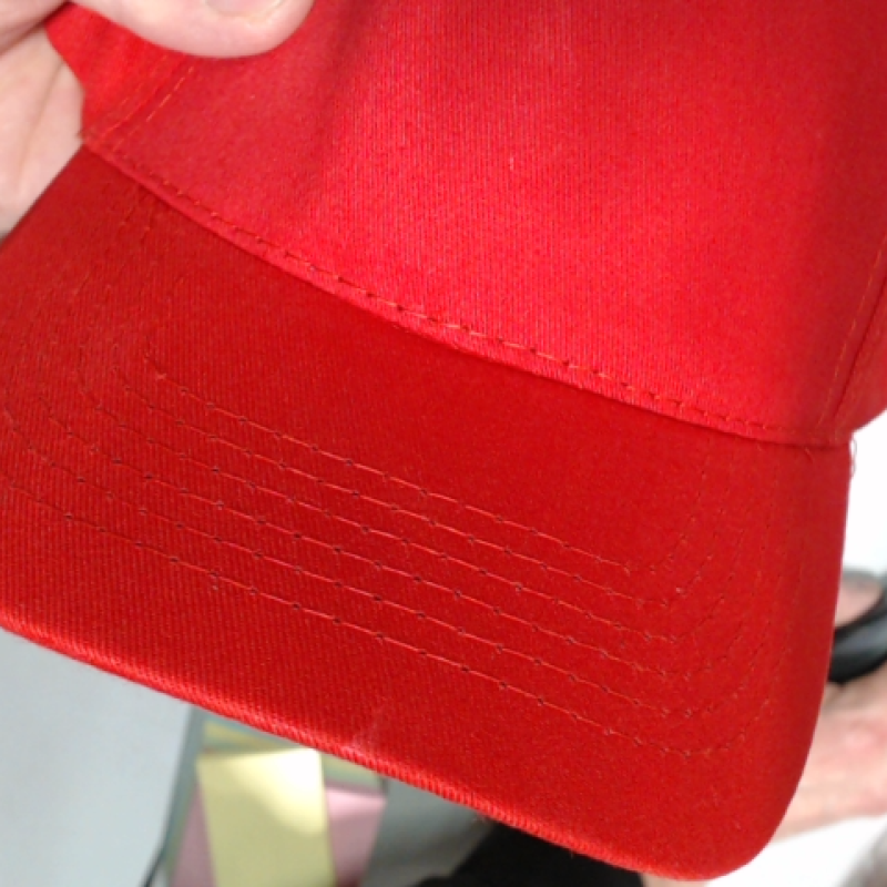 Бейсболка "Memphis" 5-ти панельная 165 гр, красный (P)