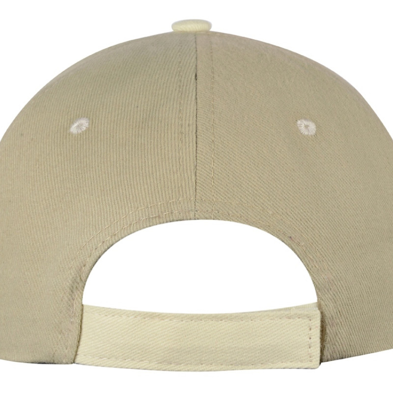 Бейсболка "New Castle F" 6-ти панельная, оливковый/натуральный