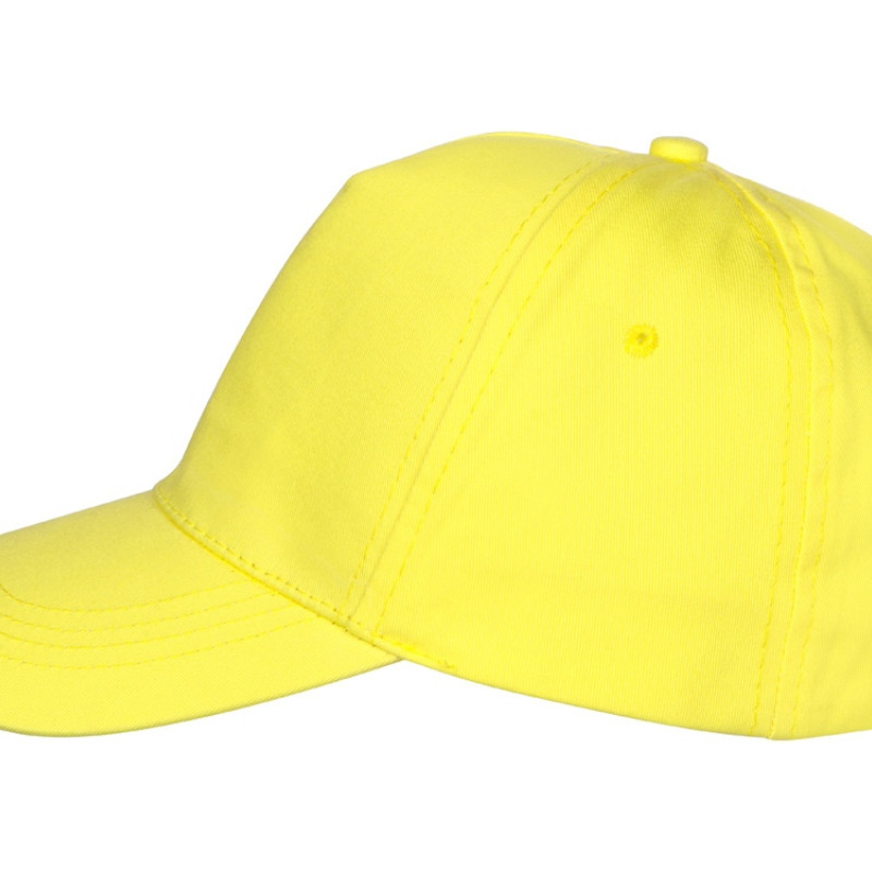Бейсболка "Мемфис 230" 5-панельная, yellow