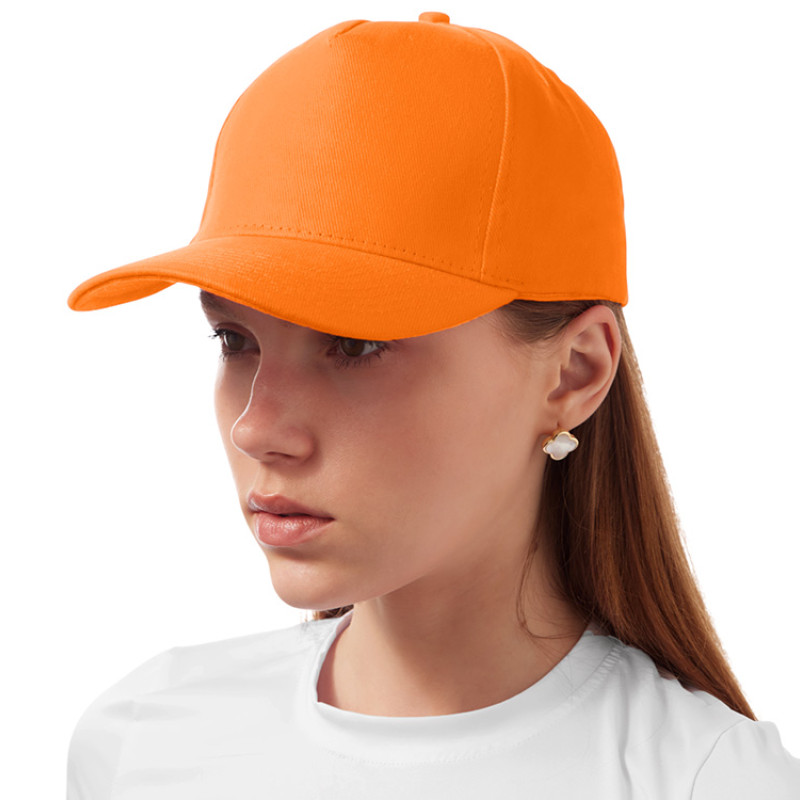 Бейсболка "Florida" 5-ти панельная, оранжевый