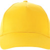 Бейсболка "Memphis" 5-ти панельная 165 гр, желтый