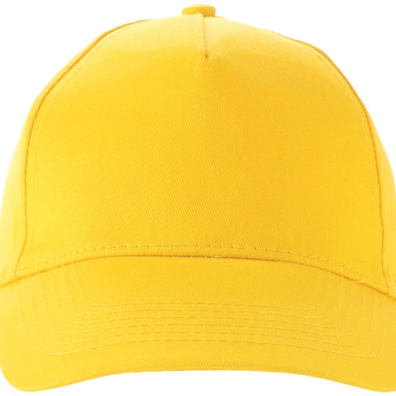 Бейсболка "Memphis" 5-ти панельная 165 гр, желтый