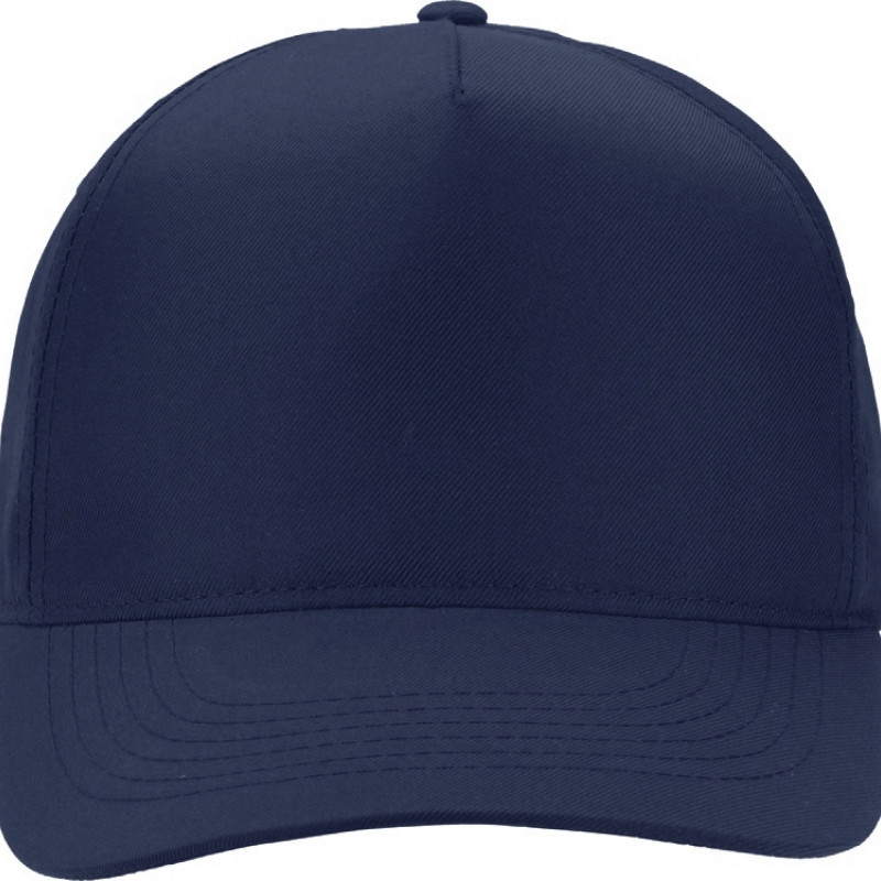 Бейсболка "Mix" 5-ти панельная 180 гр, темно-синий
