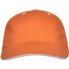Бейсболка "Panel" унисекс, оранжевый