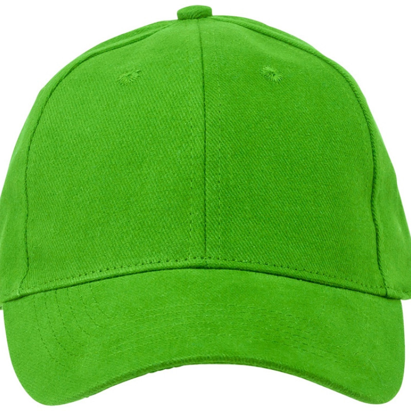 Бейсболка "Bryson", 6 панелей, зеленое яблоко