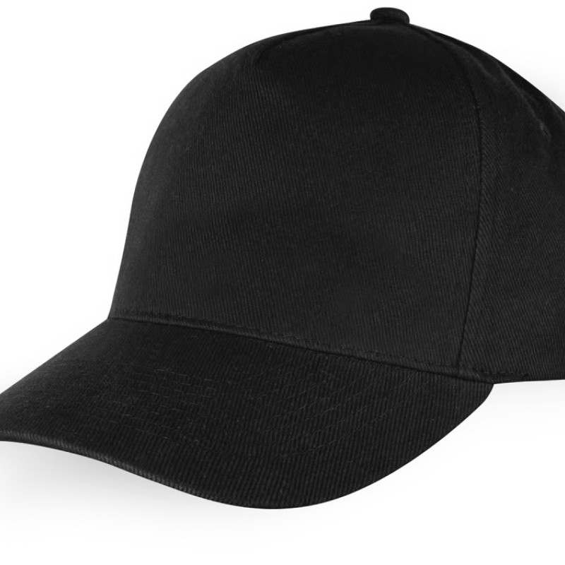 Бейсболка "Florida" 5-ти панельная, черный