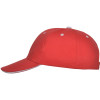 Бейсболка "Panel" унисекс, красный Бейсболка "Panel" унисекс, красный