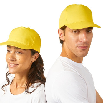 Бейсболка "Memphis" 5-ти панельная 165 гр, желтый