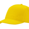 Бейсболка "Poly" 5-ти панельная 120 гр, желтый