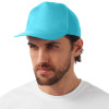 Бейсболка "Poly" 5-ти панельная 120 гр, лазурный