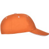 Бейсболка "Panel" унисекс, оранжевый