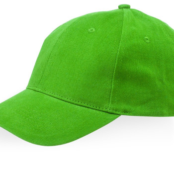 Бейсболка "Bryson", 6 панелей, зеленое яблоко