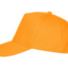Бейсболка "Мемфис 230" 5-панельная, оранжевая