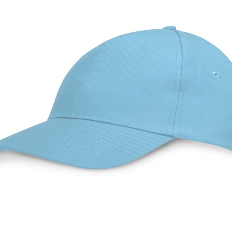 Бейсболка "Detroit" 6-ти панельная, св. синий
