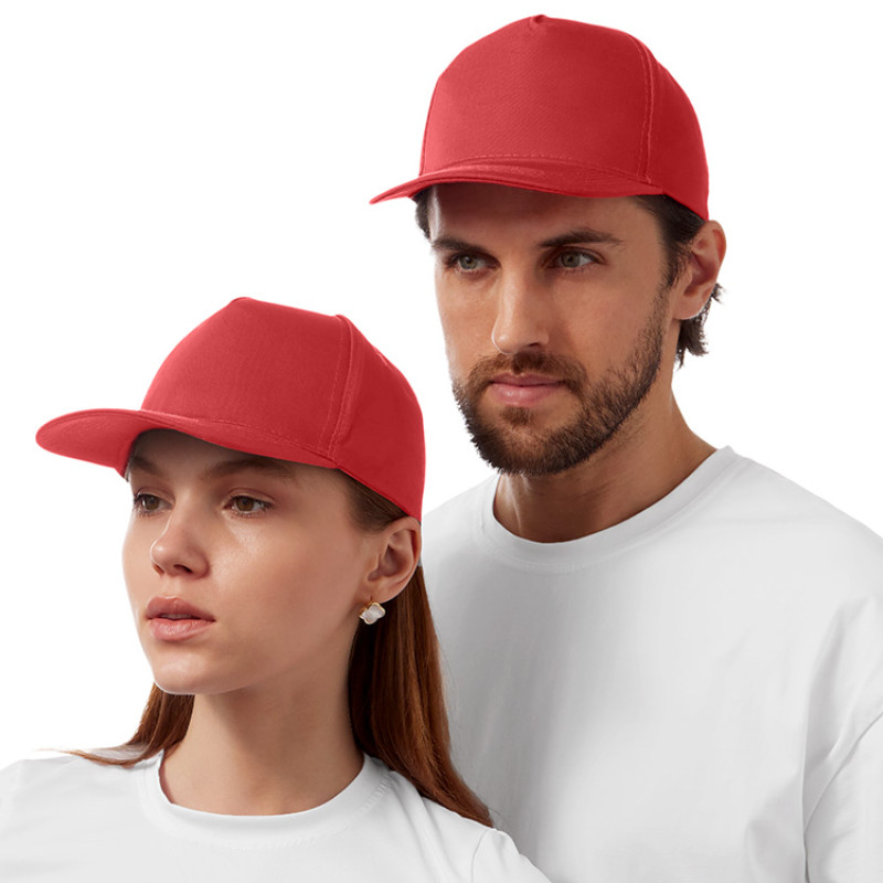 Бейсболка "Mix" 5-ти панельная 180 гр, красный Бейсболка "Mix" 5-ти панельная 180 гр, красный