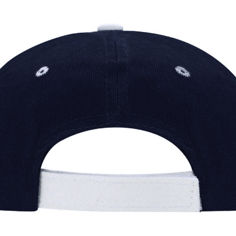 Бейсболка "New Castle" 6-ти панельная, темно-синий/натуральный