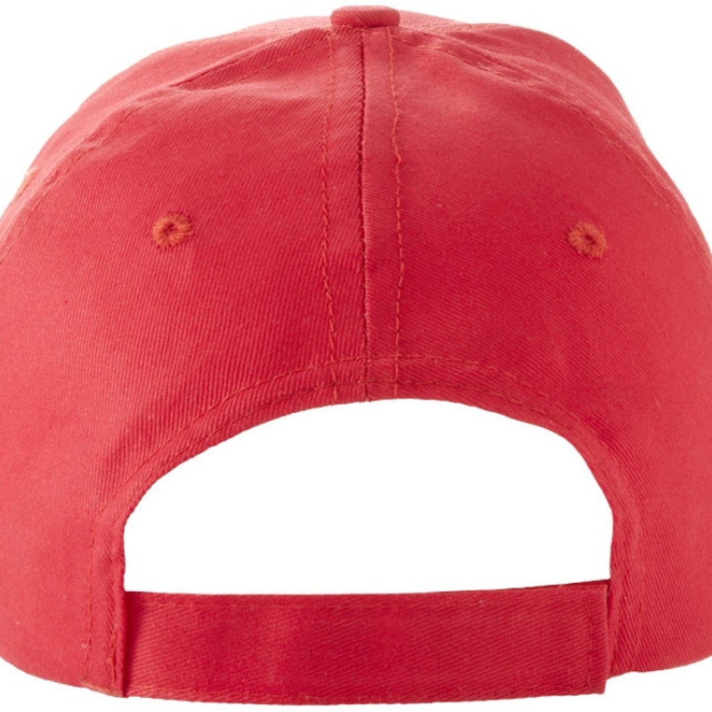 Бейсболка "Memphis" 5-ти панельная 165 гр, красный (P)