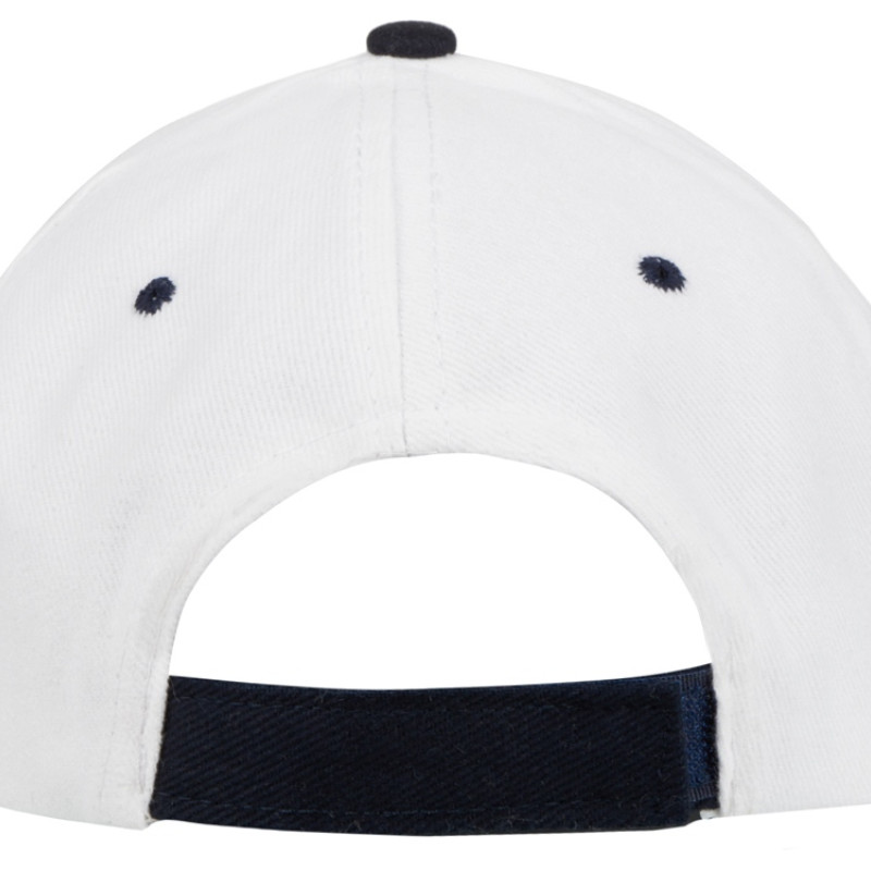 Бейсболка "New Castle" 6-ти панельная, белый/темно-синий