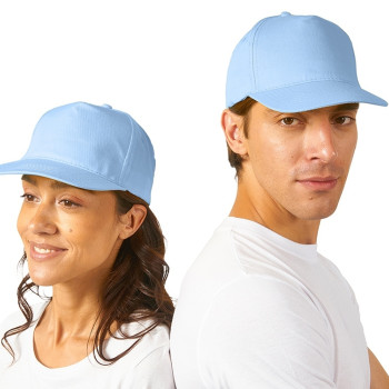 Бейсболка "Memphis" 5-ти панельная 165 гр, голубой