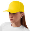 Бейсболка "Poly" 5-ти панельная 120 гр, желтый