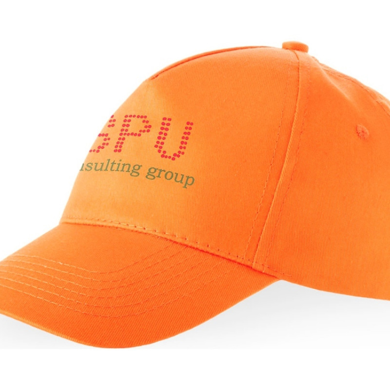 Бейсболка "Memphis" 5-ти панельная 165 гр, оранжевый Бейсболка "Memphis" 5-ти панельная 165 гр, оранжевый