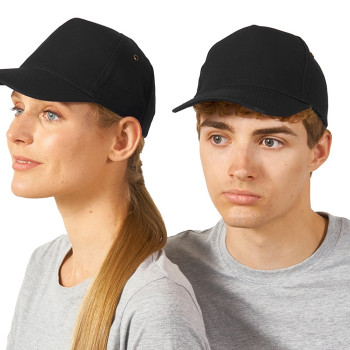 Бейсболка "New York" 5-ти панельная, черный (Р)