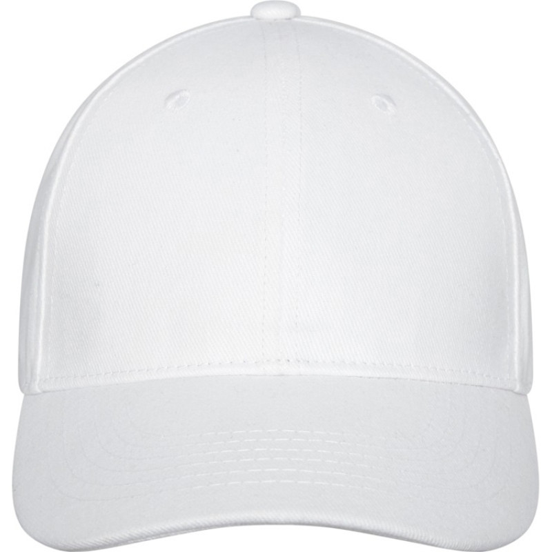 Бейсболка Davis, 6 панелей, белый