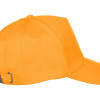 Бейсболка "Мемфис 230" 5-панельная, оранжевая