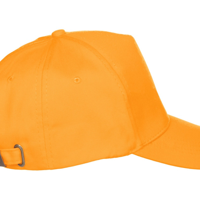 Бейсболка "Мемфис 230" 5-панельная, оранжевая