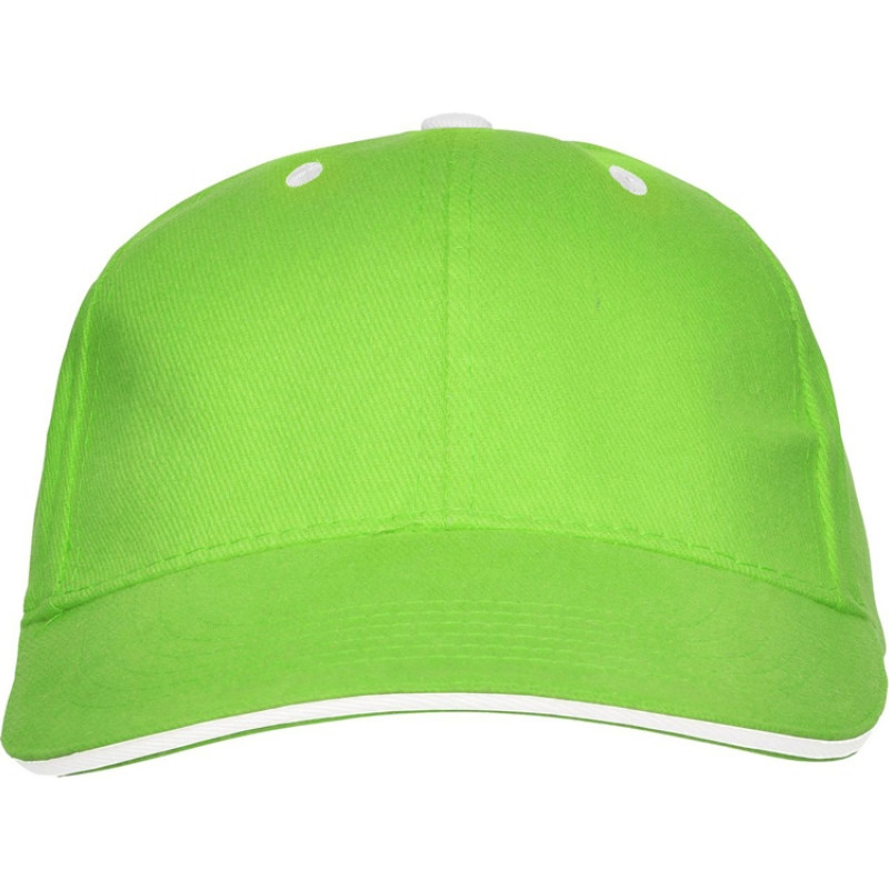 Бейсболка "Panel" унисекс, зеленое яблоко Бейсболка "Panel" унисекс, зеленое яблоко