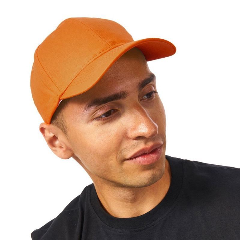 Бейсболка "Detroit" 6-ти панельная, оранжевый