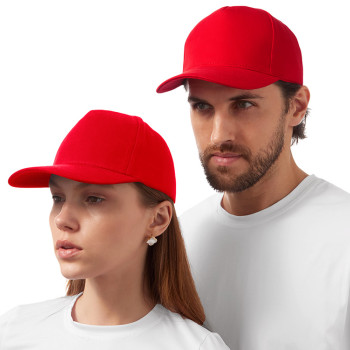 Бейсболка "Florida" 5-ти панельная, красный