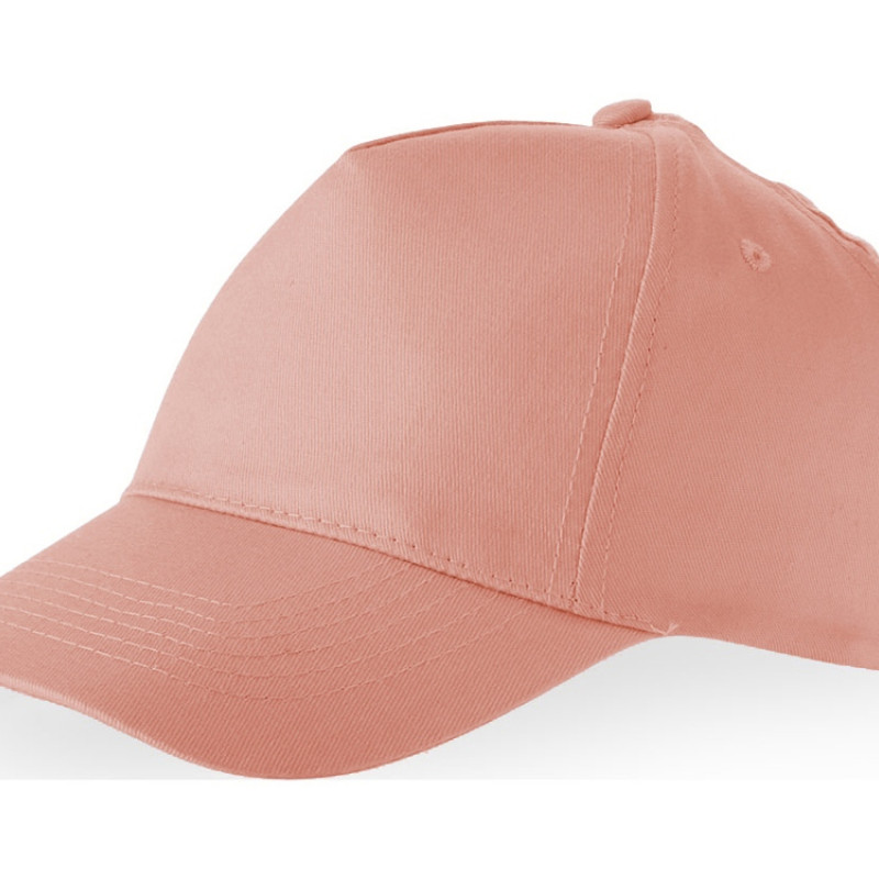 Бейсболка "Memphis" 5-ти панельная 165 гр, лососевый Бейсболка "Memphis" 5-ти панельная 165 гр, лососевый