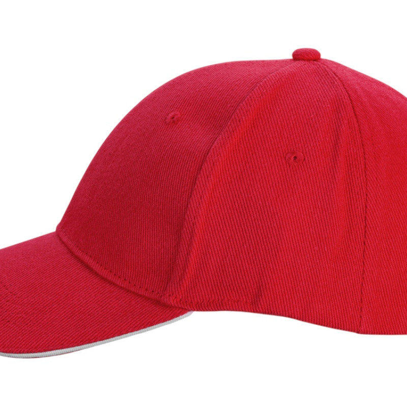 Бейсболка «Cancun», красный/белый