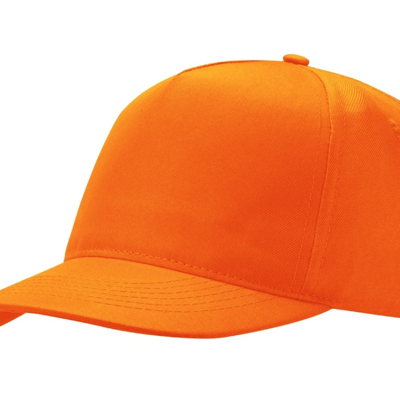 Бейсболка "Poly" 5-ти панельная 120 гр, оранжевый Бейсболка "Poly" 5-ти панельная 120 гр, оранжевый