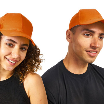 Бейсболка "Detroit" 6-ти панельная, оранжевый