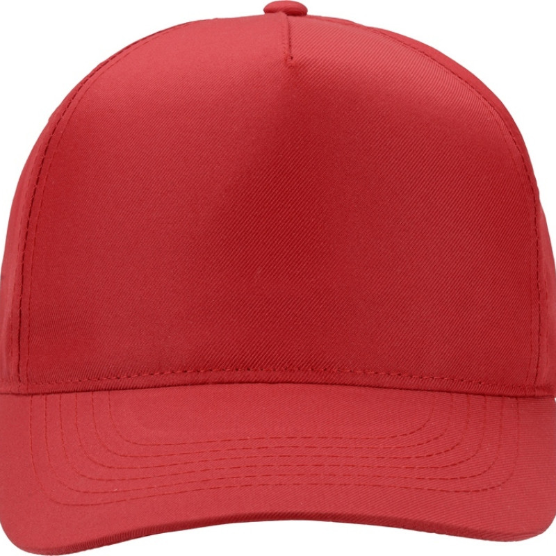 Бейсболка "Poly" 5-ти панельная 120 гр, красный Бейсболка "Poly" 5-ти панельная 120 гр, красный