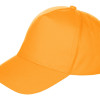 Бейсболка "Мемфис 230" 5-панельная, оранжевая